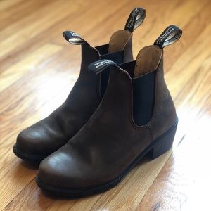 Blundstone Women’s Heeled Boots 7.5 Brown Leather